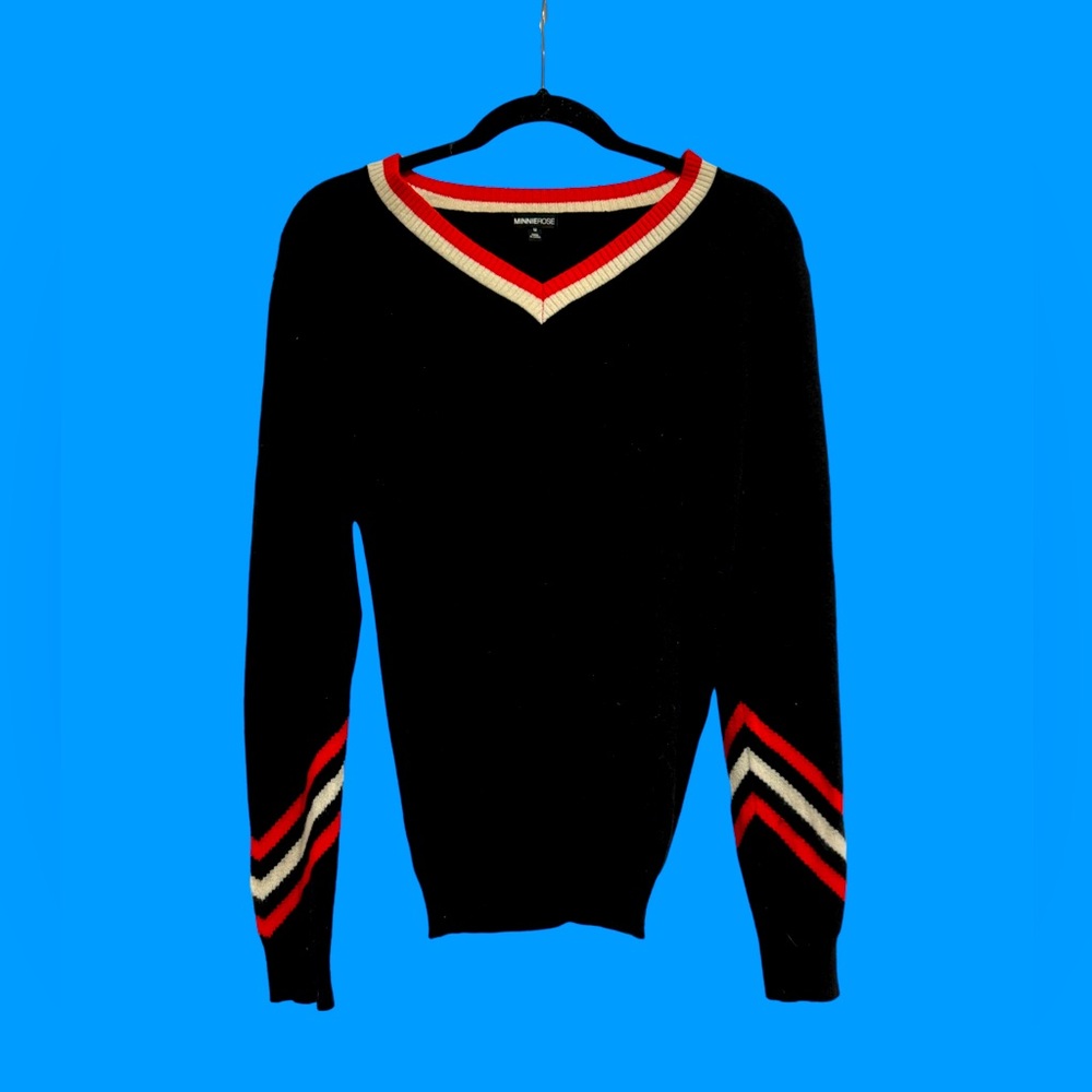 Minnie Rose 100% Cashmere V-Neck Sweater